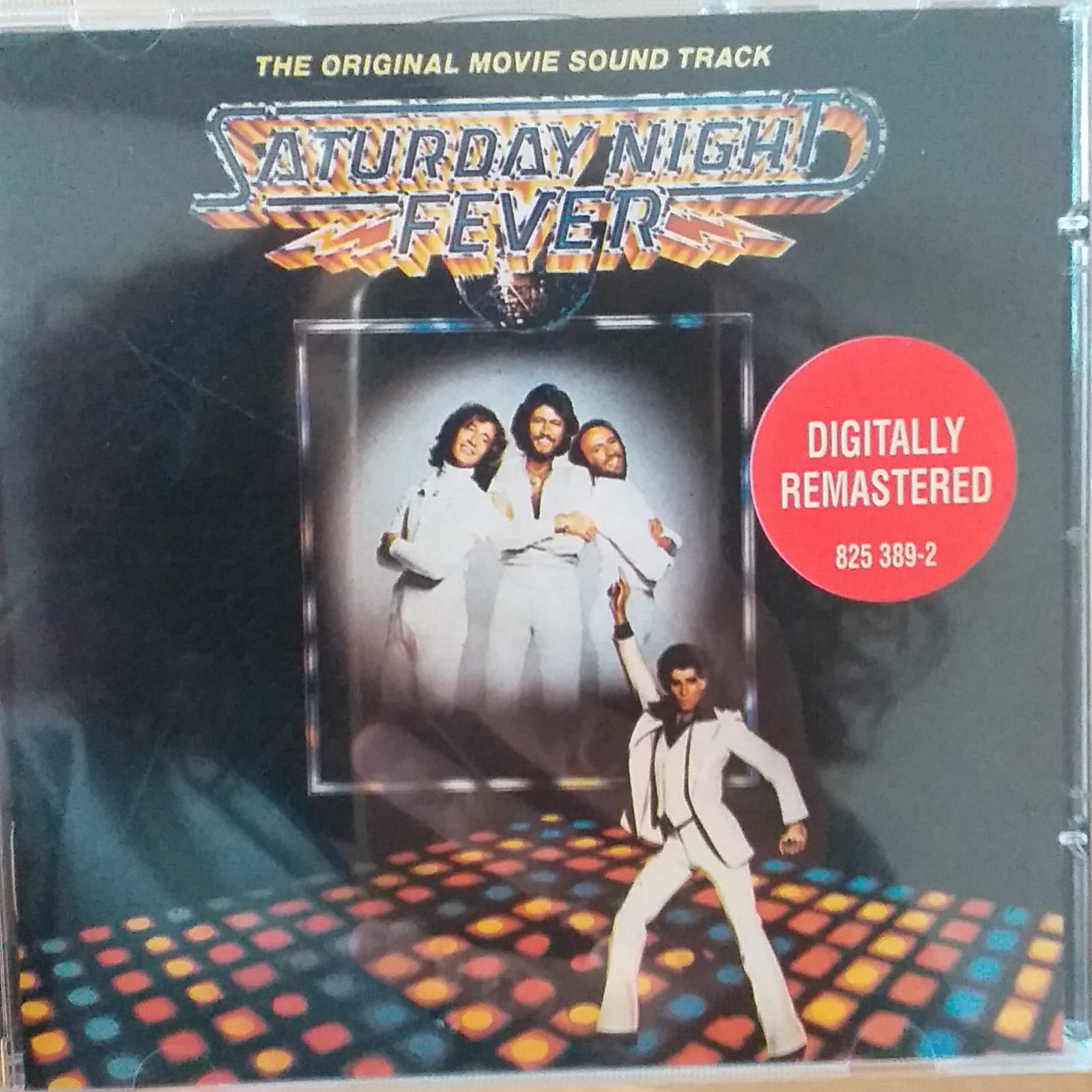 Imagem da banda sonora Sataurday Night Fever com John Travolta